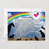 Rainbow Bridge-gedicht Briefkaart (Voorkant / Achterkant)