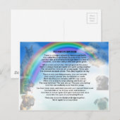 Rainbow Bridge-gedicht Briefkaart (Voorkant / Achterkant)