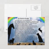 Rainbow Bridge-gedicht Briefkaart (Voorkant / Achterkant)