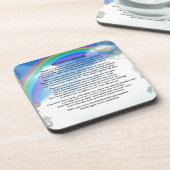 Rainbow Bridge-gedicht Drankjes Onderzetter (Linkerzijde)