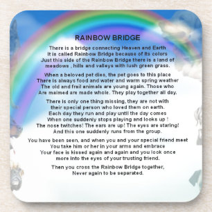 Rainbow Bridge-gedicht Drankjes Onderzetter