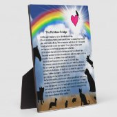 Rainbow Bridge-gedicht Fotoplaat (Zijkant)