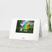 Rainbow Bridge-gedicht Kaart (Achterkant)