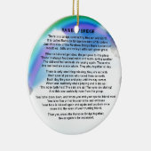 Rainbow Bridge-gedicht Keramisch Ornament (Rechts)