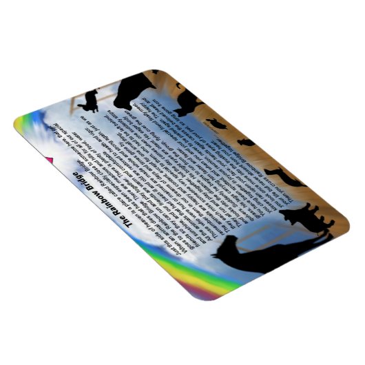 Rainbow Bridge-gedicht Magneet (Rechterzijde)