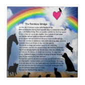 Rainbow Bridge-gedicht Tegeltje (Voorkant)