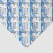 Rainbow Bridge-gedicht Tissuepapier (Detail)