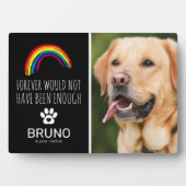 Rainbow Bridge | Herinnering aan huisdier Fotoplaat (voorkant)