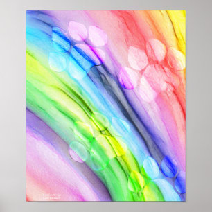 Rainbow Bridge Hogs Fine Art Poster/Afdrukken Poster