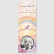 Rainbow Bridge Huisdier Herdenkingsbladwijzer – Kl