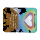 Rainbow Bridge Huisdieren Magneet (Horizontaal)