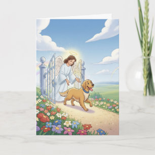 Rainbow Bridge Huisdierverlies Condoleancekaart Kaart