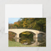 Rainbow Bridge in de herfst bij Grove City College (Voorkant / Achterkant)