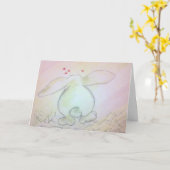 Rainbow Bridge-kaart (gedicht binnenin) Kaart (Gele Bloem)