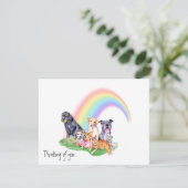 Rainbow Bridge Kaart - Verlies van huisdieren - Co (Staand voorkant)