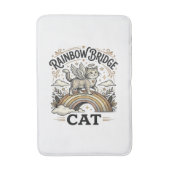 Rainbow Bridge Kat Kat Herdenking Rainbow Bridge V Badmat (Voorkant Verticaal)