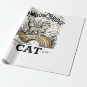 Rainbow Bridge Kat Kat Herdenking Rainbow Bridge V Cadeaupapier (Uitgerold)