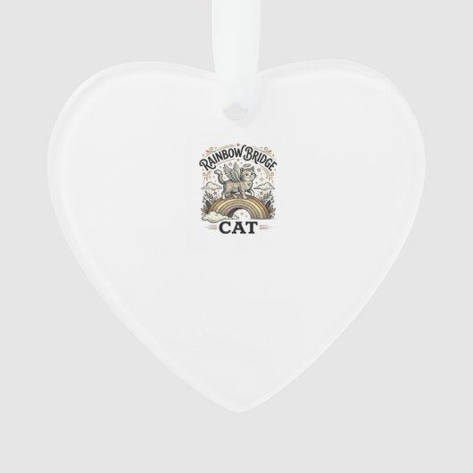 Rainbow Bridge Kat Kat Herdenking Rainbow Bridge V Ornament (voorkant)