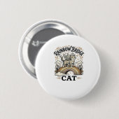 Rainbow Bridge Kat Kat Herdenking Rainbow Bridge V Ronde Button 5,7 Cm (Voorkant /achterkant)