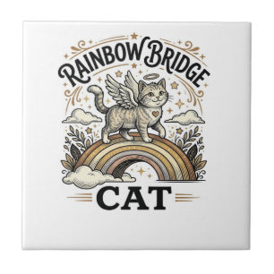 Rainbow Bridge Kat Kat Herdenking Rainbow Bridge V Tegeltje