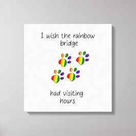 Rainbow Bridge Light Stretched Canvas Print