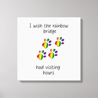Rainbow Bridge Light Stretched Canvas Print
