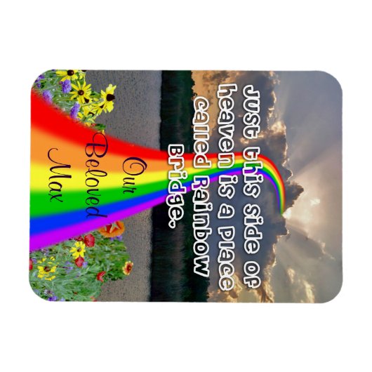 Rainbow Bridge Magnet Magneet (Horizontaal)