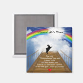 Rainbow Bridge Memorial for Rabbits Magneet (Voorkant / Achterkant)