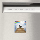 Rainbow Bridge Memorial Poem for Cats Magneet (Insitu (Vaatwasser))