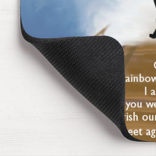 Rainbow Bridge Memorial Poem for Cats Muismat (Hoek)