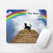 Rainbow Bridge Memorial Poem for Cats Muismat (Met muis)