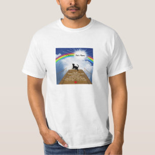 Rainbow Bridge Memorial Poem for Cats T-shirt
