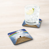 Rainbow Bridge Memorial Poem voor Hamsters Drankjes Onderzetter (Rechterzijde)