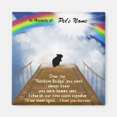 Rainbow Bridge Memorial Poem voor Hamsters Magneet (Voorkant)