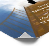 Rainbow Bridge Memorial Poem voor Hamsters Poster (Hoek)