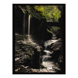 Rainbow Bridge op Watkins Glen Photo Print Foto Afdruk