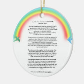 Rainbow bridge pet-herdenkingsfoto Ornament (Links)