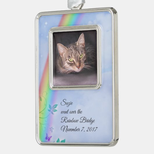 Rainbow Bridge Pet Loss Ornament (Links)