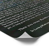 Rainbow Bridge Pet Loss Photo Wall Print (Hoek)