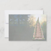 Rainbow Bridge Pet Lost Sympathikaart Kaart (Achterkant)