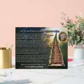  Rainbow Bridge Pet Memorial Acryl Bord (Huwelijk)