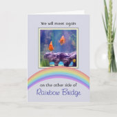  Rainbow Bridge Pet Memorial Kaart (Voorkant)