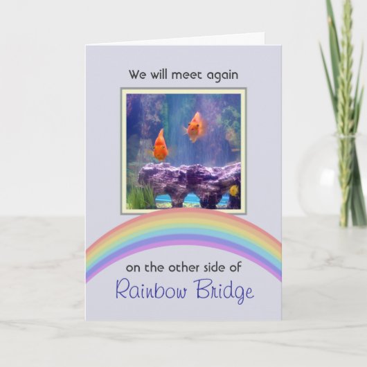  Rainbow Bridge Pet Memorial Kaart (Voorkant)