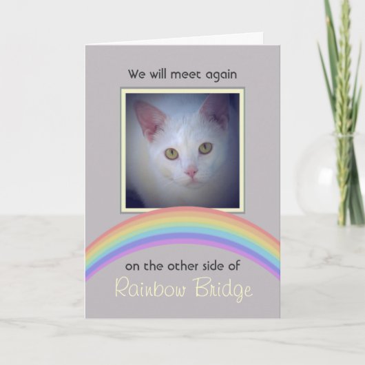  Rainbow Bridge Pet Memorial Kaart (Voorkant)