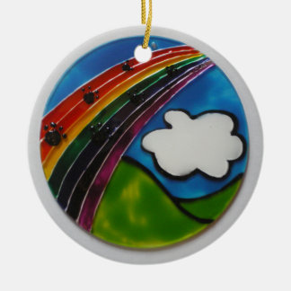 Rainbow Bridge Pet Memorial Keramisch Ornament