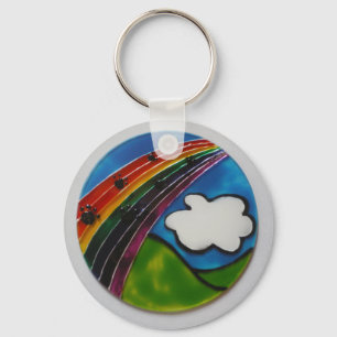 Rainbow Bridge Pet Memorial Sleutelhanger