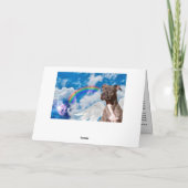 Rainbow Bridge Pet Sympathie Poem Kaart (Achterkant)