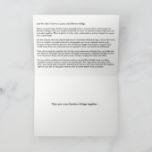 Rainbow Bridge Pet Sympathie Poem Kaart (Binnen)