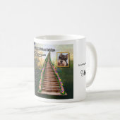 Rainbow Bridge Poem Pet verliest sympathie Foto Mo Koffiemok (Voorkant rechts)