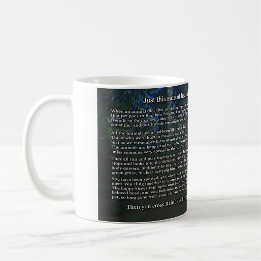 Rainbow Bridge Poem Pet verliest sympathie Mok (Links)